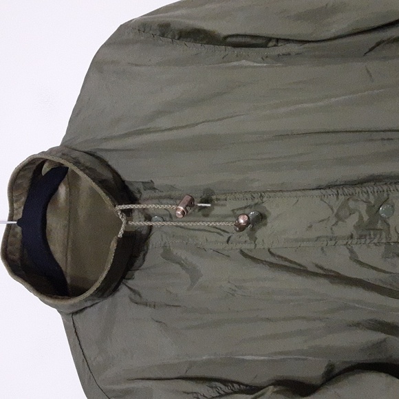 Vintage CS signature utility jacket coat women S green reversible velour y2k - Picture 3 of 10